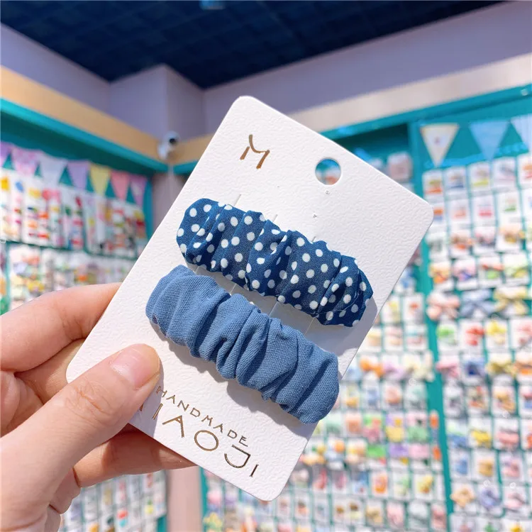 Pinza de pelo de estilo coreano para ni&ntilde;as peque&ntilde;as, horquillas con estampado de puntos, herramientas de peinado para el cabello para ni&ntilde;os, Clip Bb Ins, horquilla, pasadores, accesorios para el cabello-5