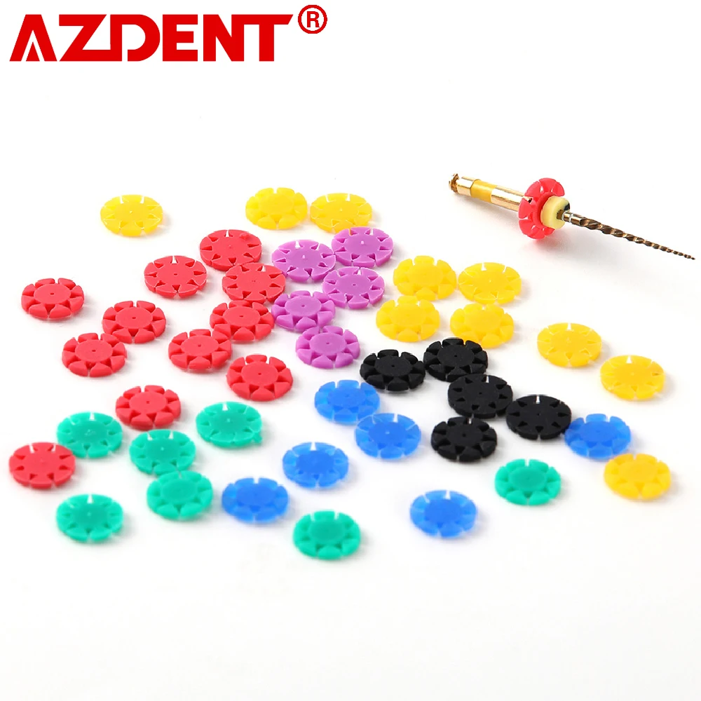 100pcsBag Dental Root Canal File Counter Marking Circle Ring Counting Stopper Disinfection