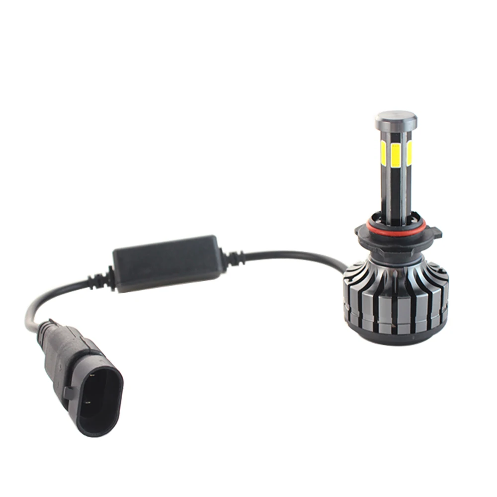 2 х Фары 6 сторон COB H4/9003 светодиодный H7 H1 H3 9005/HB3 9006/HB4 H11 9012/HIR2 3000K 6000K 8000K дневного