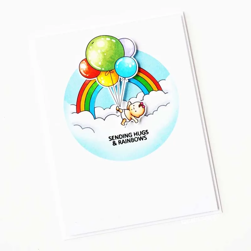 Шар связка металлический Трафаретный вырубной штамп и прозрачные наклейки