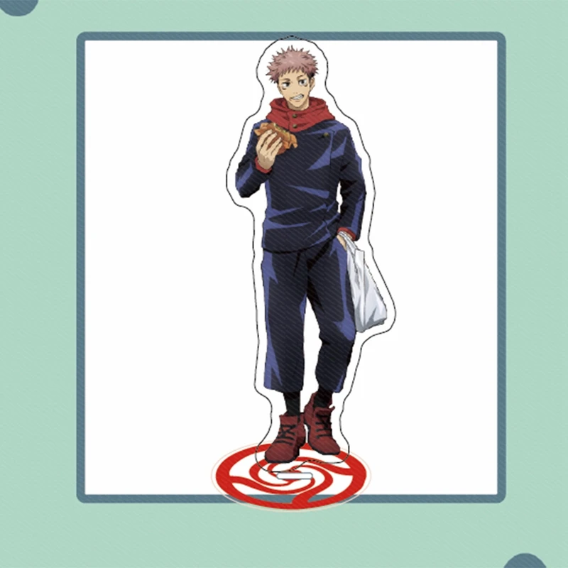 

15cm Anime Jujutsu Kaisen Figure Character Acrylic Stand Itadori Yuji Fushiguro Kugisaki Figure Plate Model Anime Lovers Gift