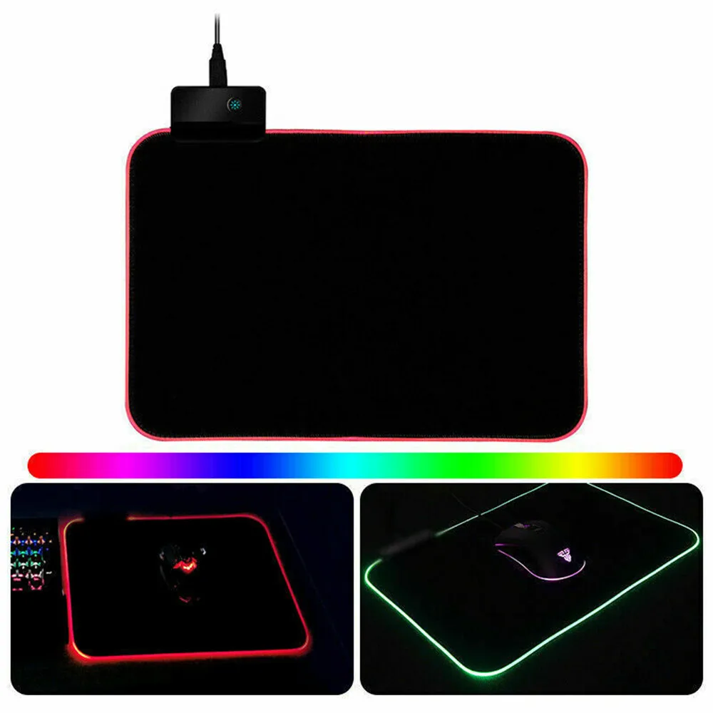 1 шт. игровой коврик для мыши компьютерный RGB большой геймеров XXL настольный ПК с