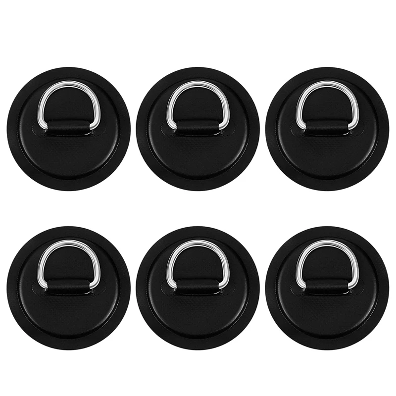 

New-6Pcs D-образное кольцо, надувная лодка, D-образное кольцо, Накладка для надувной лодки, Каяка, каноэ, аксессуары для палубы