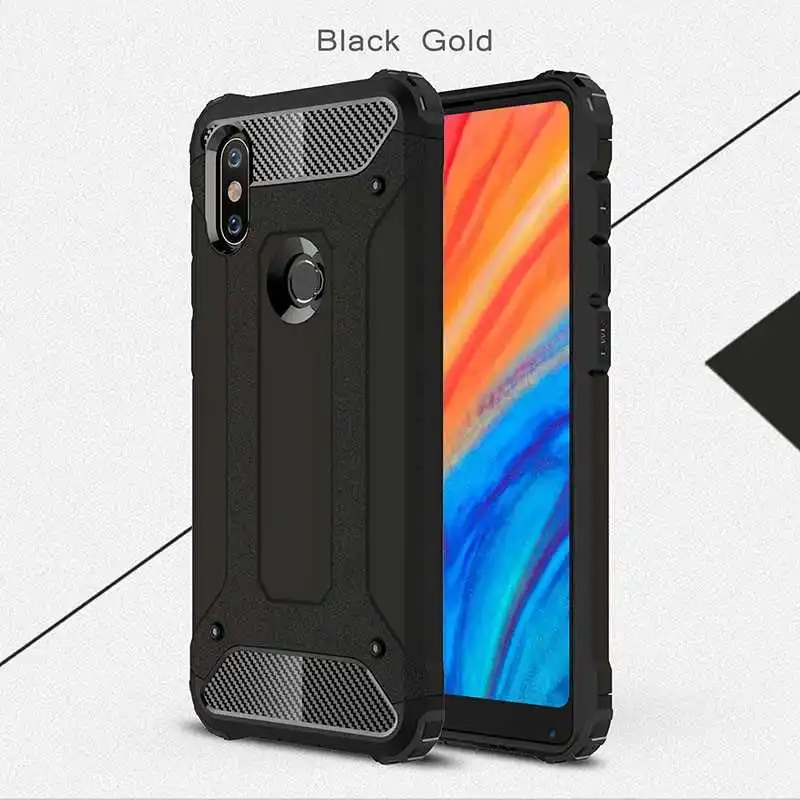 Mokoe mi Iron Armor ударопрочный 5,9" для Xiaomi mi Mix 2s Чехол для Xiaomi mi Mix 2s чехол для телефона - Цвет: Black