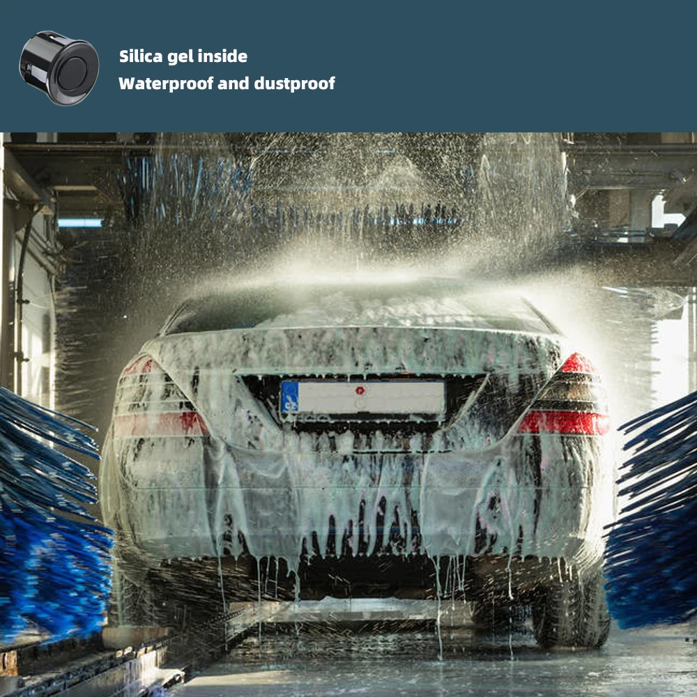 Набор датчиков парковки Светодиодный дисплей 22 мм 4 датчика s подсветка