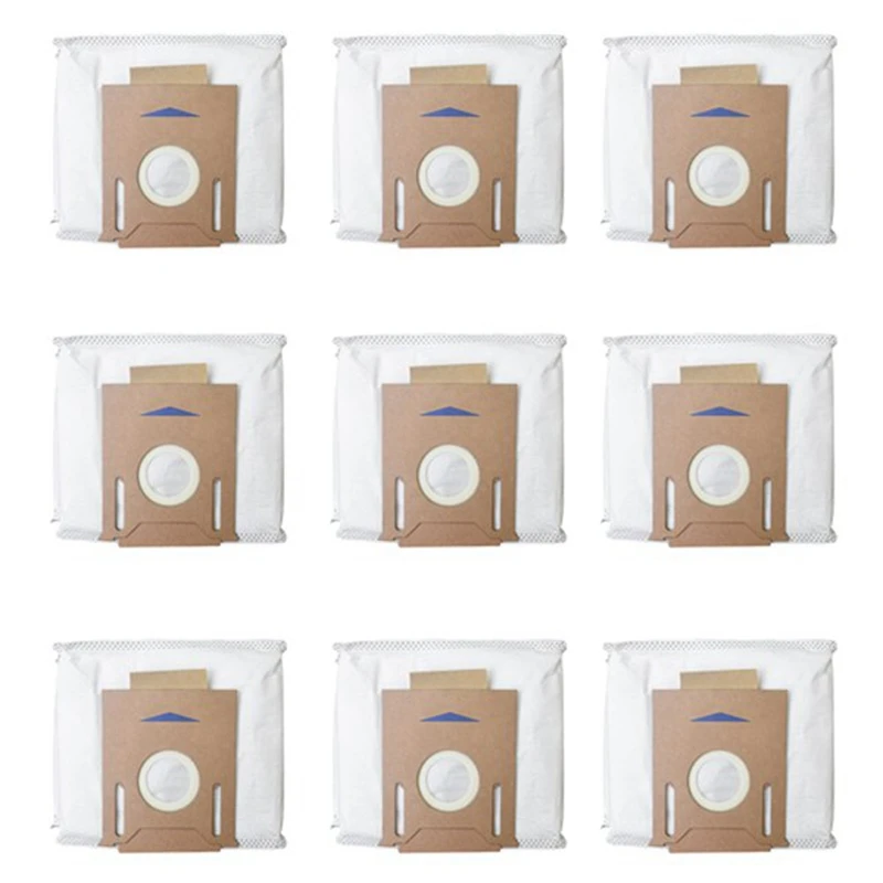

9 PCS for ECOVACS DEEBOT OZMO T8 Robot Vacuum Cleaner High Capacity Leakproof Dust Bag Replacement Accessories Parts Kit