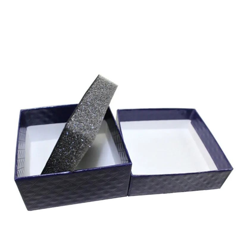 Квадратный органайзер для ювелирных изделий шкатулка сережек ожерелий