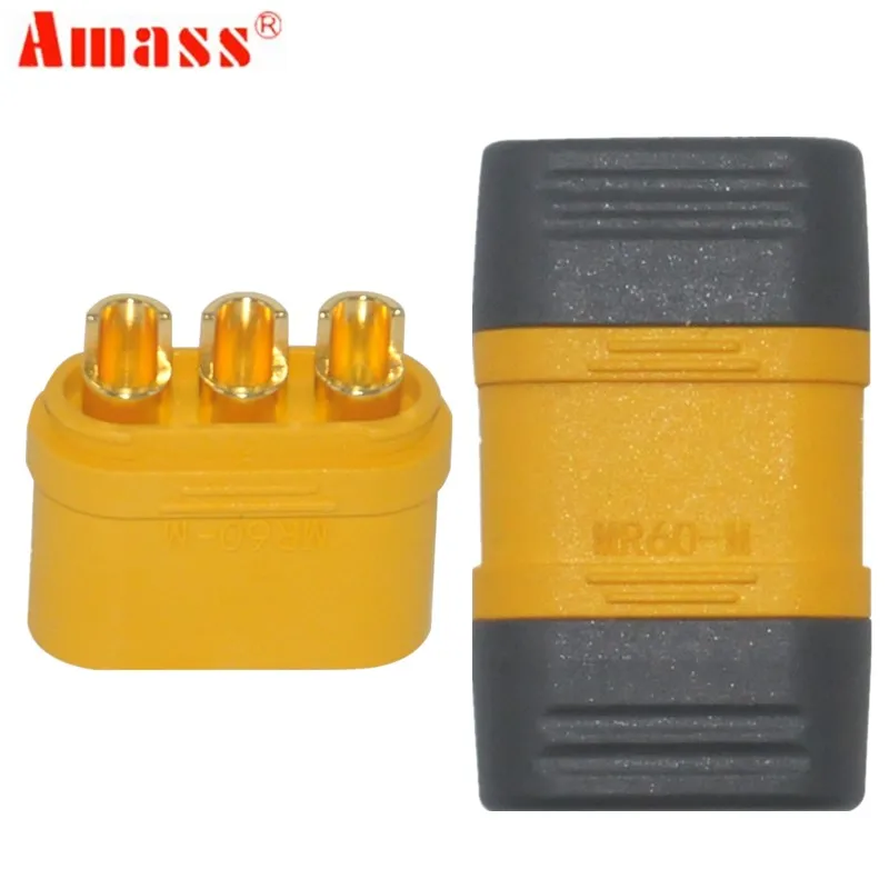 2пара/лот Amass MR60 Plug трехъядерный штекер 3 5 мм 3-ядерный Разъем T интерфейсный разъем
