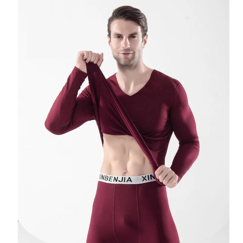 Новый стиль кальсоны мужские Модальные тонкое термобелье v образный вырез