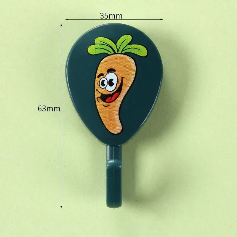 

2Pcs Creative Cute Wall Hook Towel Key Hanger Wall Coat Rack Self Adhesive Holder Home Bathroom Kitchen Room Wall Hooks Decor