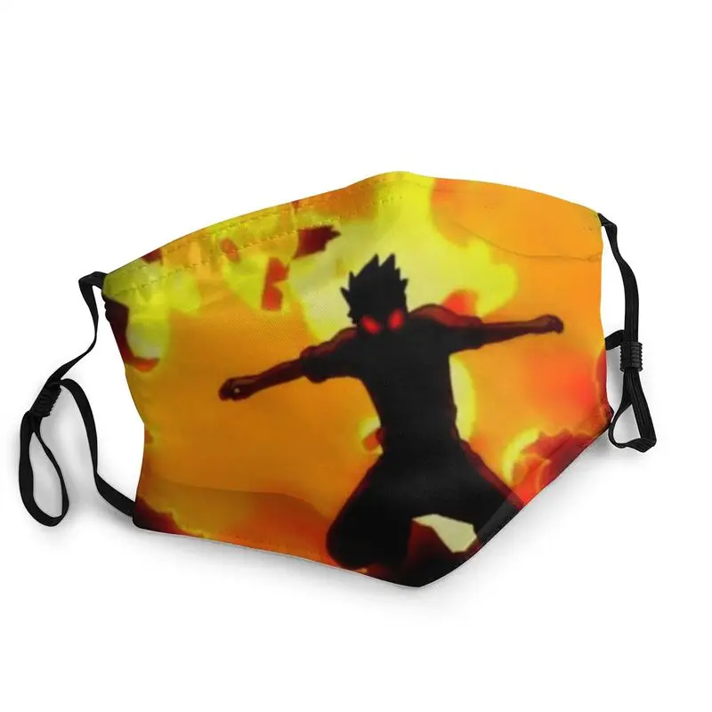 

Fire Force Breathable Adult Mouth Face Mask Anime Manga Shinra Kusakabe Anti Dust Haze Protection Cover Respirator Mouth-Muffle