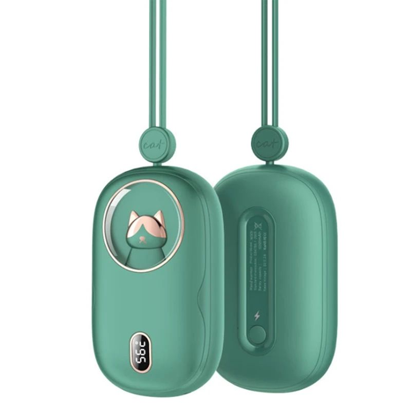 

Hand Warmer 10000 MAh USB Power Bank Electric Portable Pocket Hand Warmer Digital Display Multi-Function