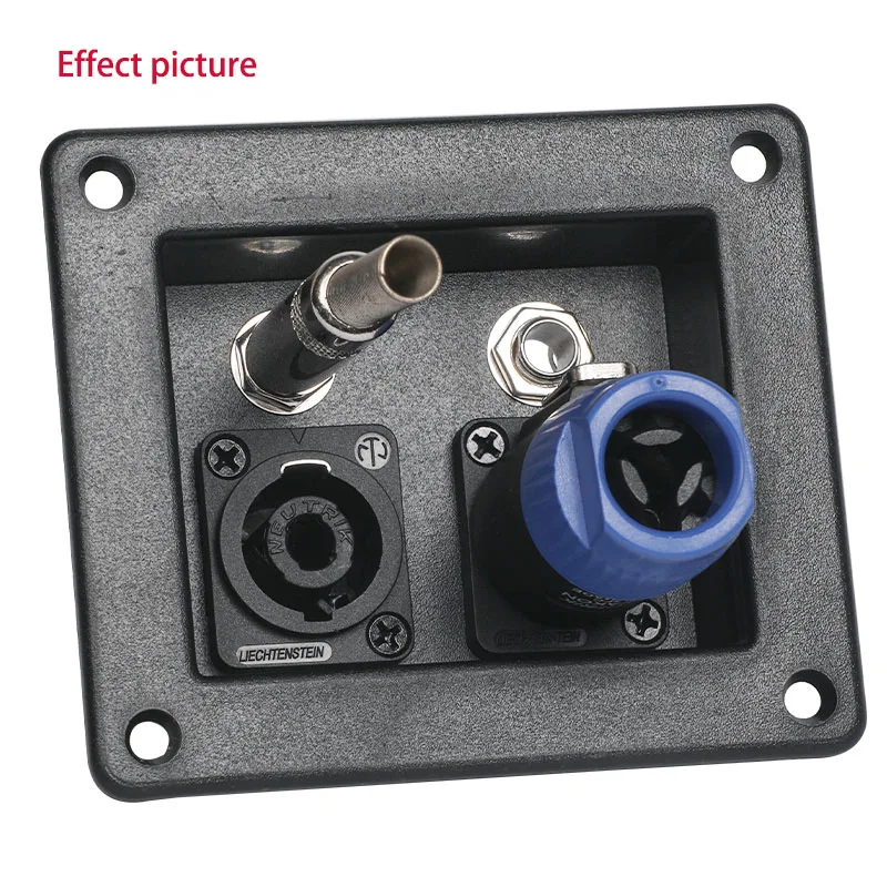 2 шт. Динамик распределительная коробка аудио аксессуары 6 5 мм два XLR Сделано в