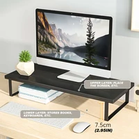 2021 tv computer monitor riser table stand set desktop laptop screen shelf organizer rack home office lapdesk monitor holder