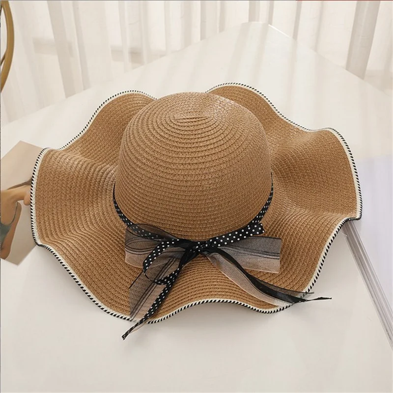 Женская Большая мягкая складная пляжная кепка летняя с защитой от УФ-лучей |