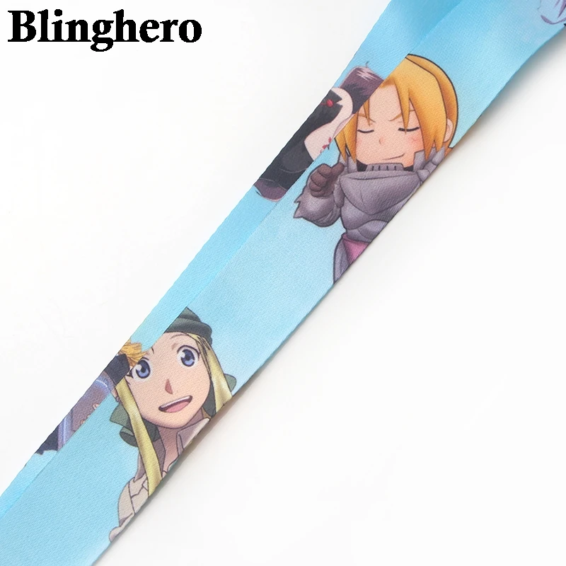 CA919 стальной ремешок для мобильного телефона с изображением аниме крутой шейный