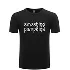 Мужская футболка Smashing Pumpkins рок-группы, новая хлопковая Повседневная футболка с коротким рукавом и круглым вырезом, Топ