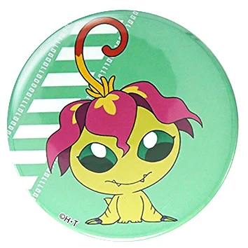 Digimons аниме металлический значок Piyomon Agumon gabumon Gatomon Patamon Palmon Gomamon Tentomon Декоративный металл значок брошь булавки - Окраска металла: 05 Palmon