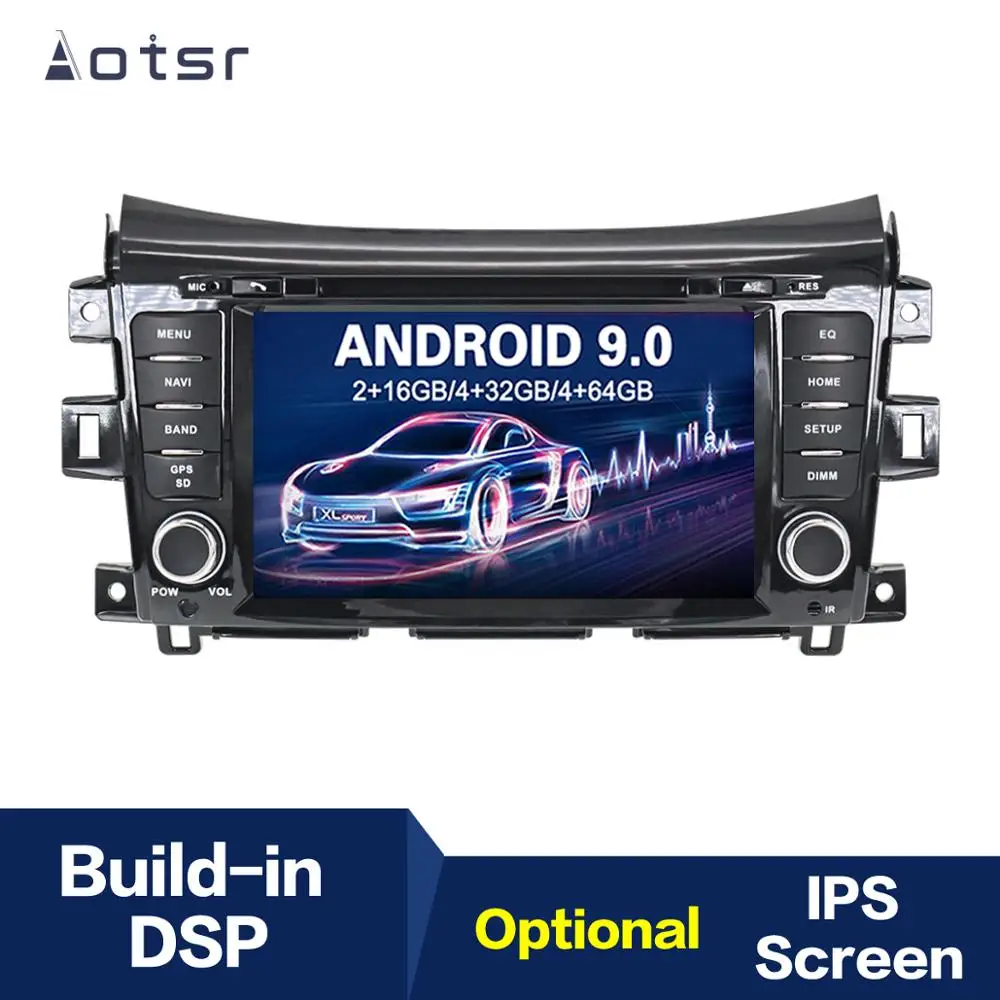 8 дюймов Android 9 0 автомобильный DVD мультимедийный плеер GPS навигация для Nissan Navara/NP300