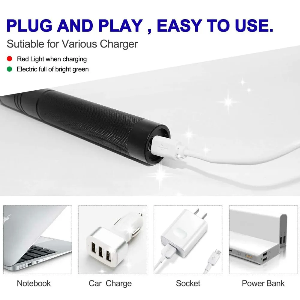 Зеленая/красная/фиолетовая лазерная указка высокой мощности 532 нм USB303 ручной