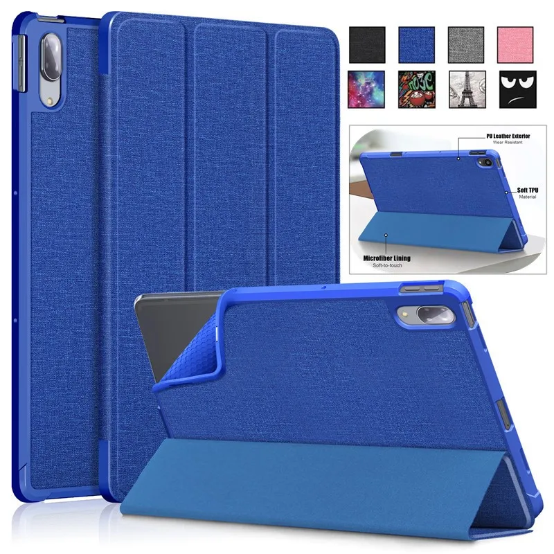 

For Lenovo Tab M10 TB-X505F TB-X505L TB-X605F 10.1" Case Smart Magnetic Soft TPU Back Cover for Funda Tablet Lenovo Tab M10 Case