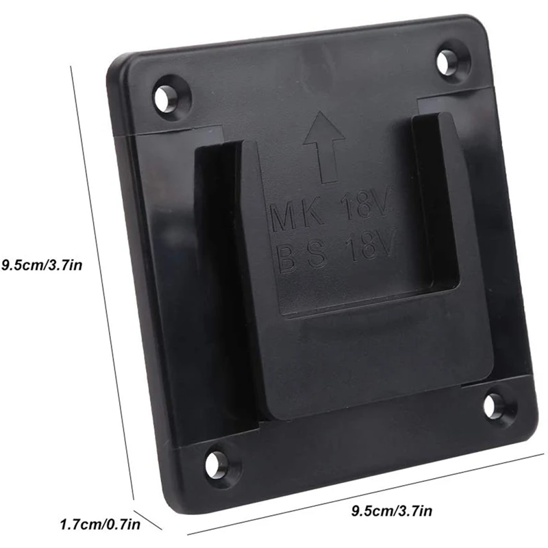 2pcs machine holder wall mount storage bracket fixing devices for makita 18v electric tool battery tools accessories free global shipping