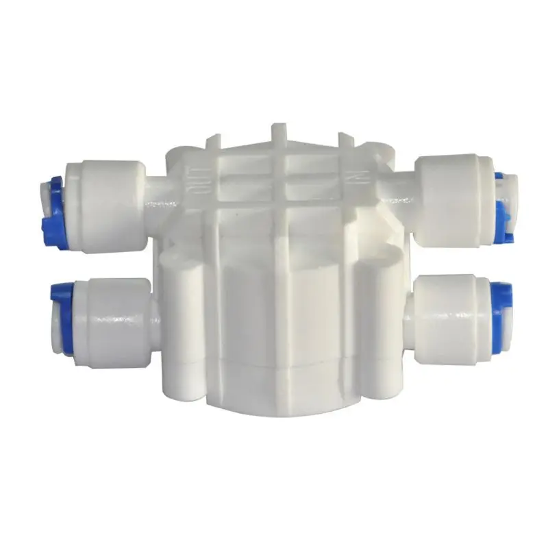1/4" OD Tube 4 Way Valve Auto Shut Off Pressure Regulator Aquarium Water Purifier Reverse Osmosis Machine Filter Parts | Бытовая