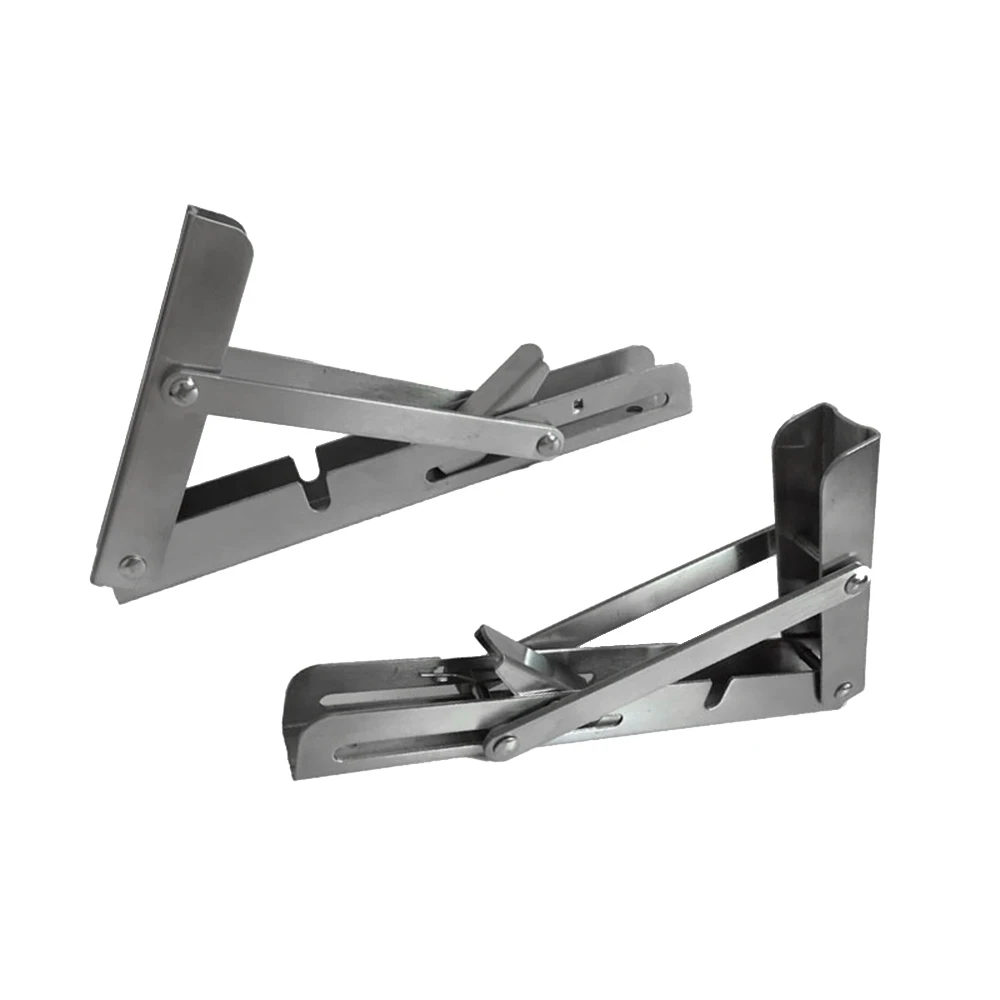 

8" Stainless Steel Folding Shelf Bench Table Seat Bracket Load Heavy Duty Marine Hardware