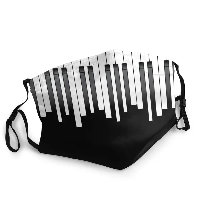 

Маска для лица унисекс, модная одноразовая маска с пианино для взрослых, пылезащитный чехол для возлюбленных музыки, против смога, респират...