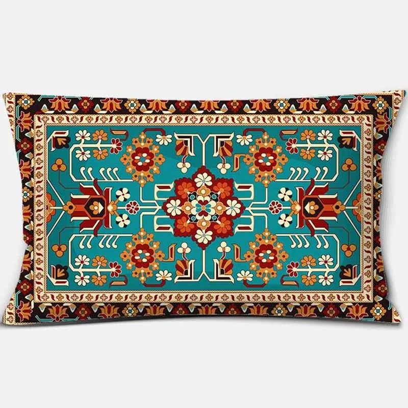 Персидский с печатным рисунком прямоугольная Наволочка украшения для дома ПИЧ