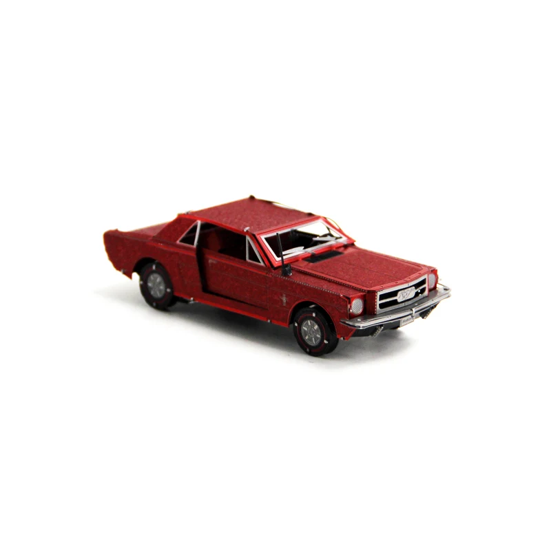 

Metal assembly model Color Ford Mustang stainless steel DIY 3D mini assembled model