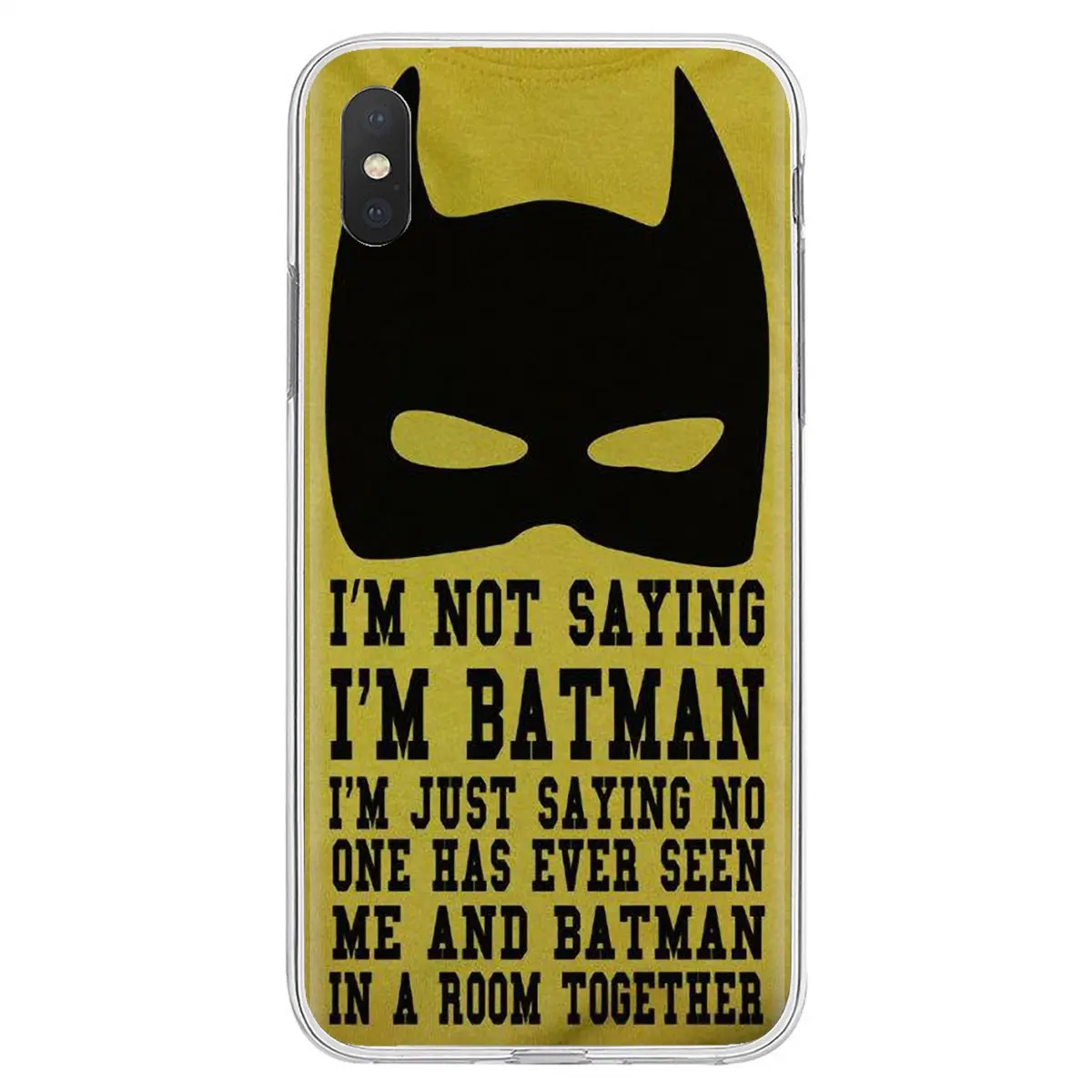 Силиконовый чехол для телефона ZTE Blade A910 A610 A530 A510 Oneplus One plus 3T 5T 6T 6 7 7T Pro I'm Not Say Batman