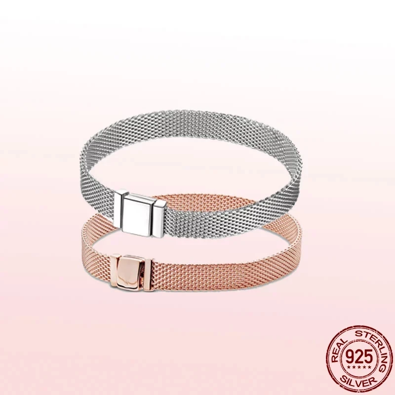 

Genuine 925 Sterling Silver Clip Bead Bracelets for Women Fit Original Reflexions Bracelet Charms Femme Jewelry Fashion B055