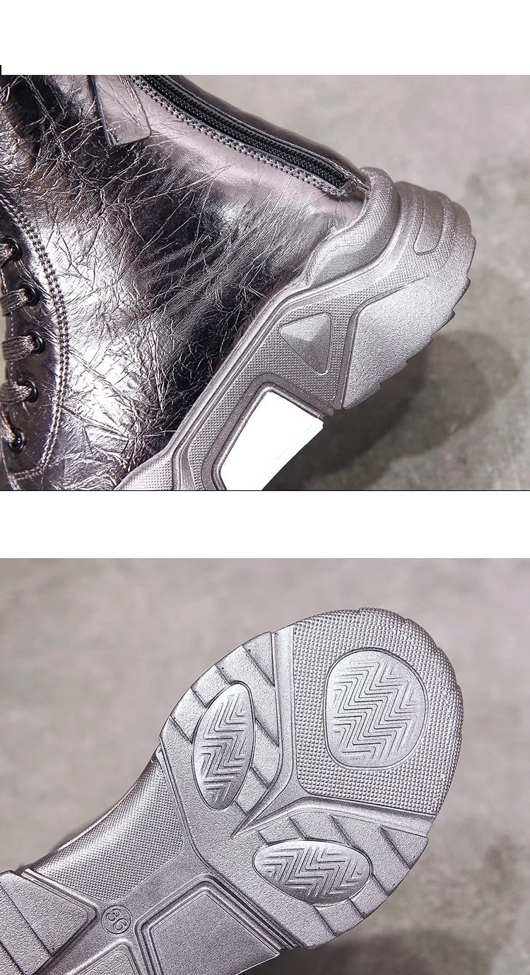 Сапоги Aleafalling женские из флока кожаные полусапожки Уличная обувь плоская подошва