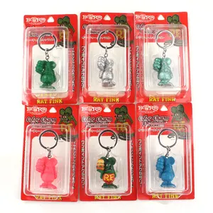 5 см 6 Цвета крыса Фин ED Big Daddy рота ПВХ брелок Рисунок игрушки в подарок на день рождения для детей
