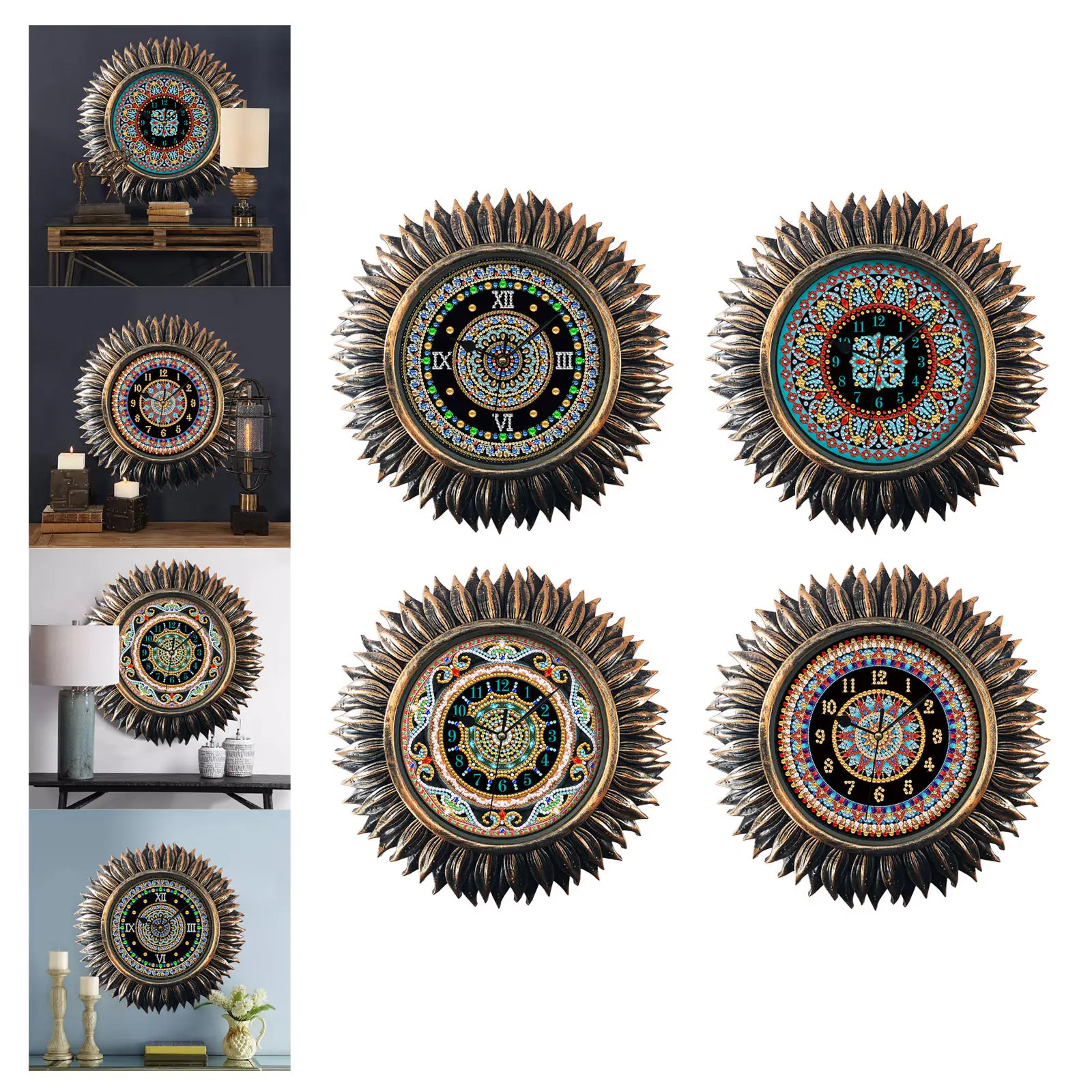 

30x30cm Diamond Painting Clock Art Crafts Gifts Full Drill DIY for Home Ornaments