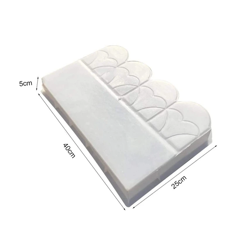 2 шт. форма для садового забора бетона кирпичного цемента садовая дорожка