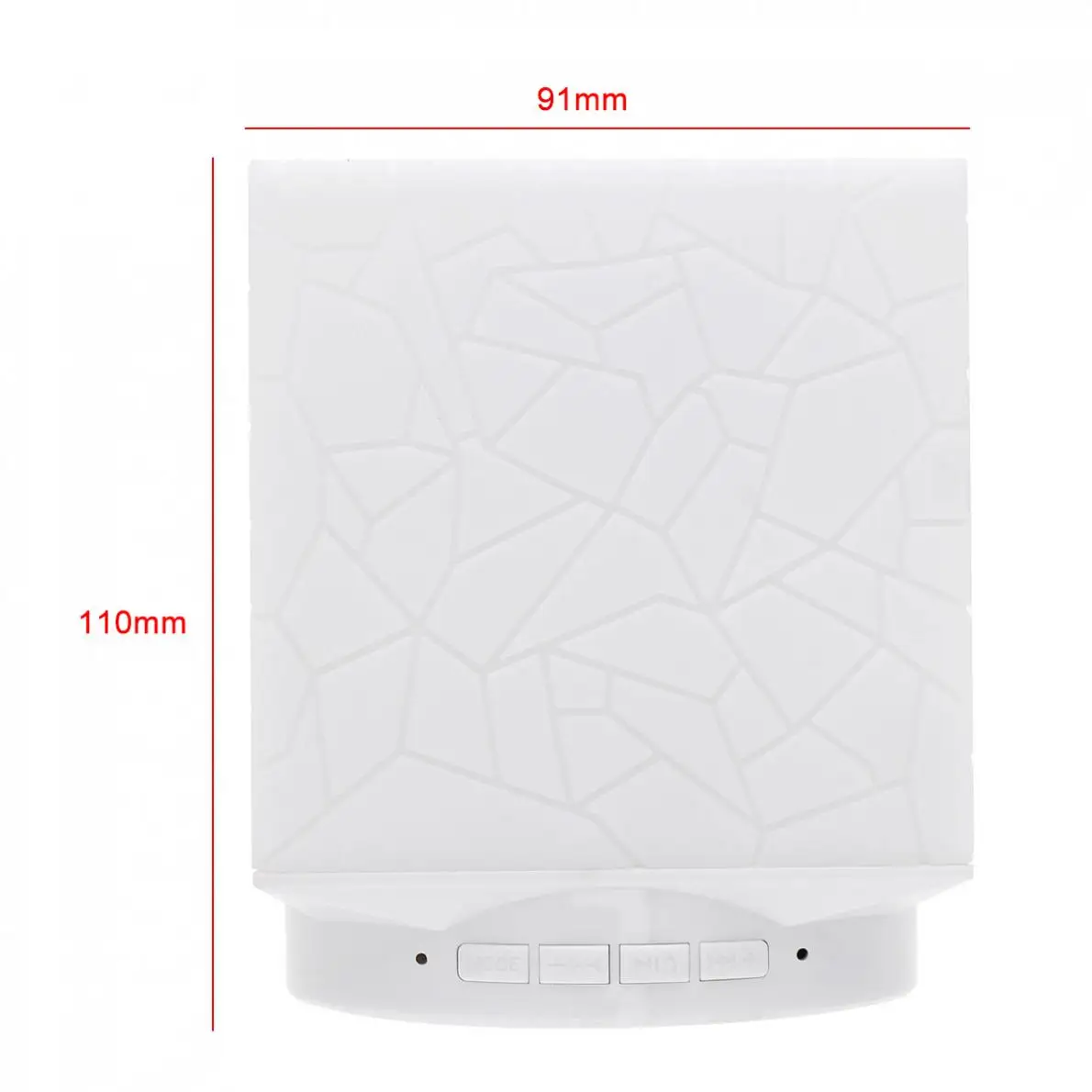 Smart LED Bluetooth Speaker Water Cube Night Music Lamp Colorful Mood Plug in Card for Camp / Illumination Music|Портативные