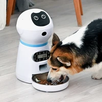 smart automatic pet feeder with voice record abs lcd screen timer dog food bowl cat food dispenser pet supplies pet accessories
