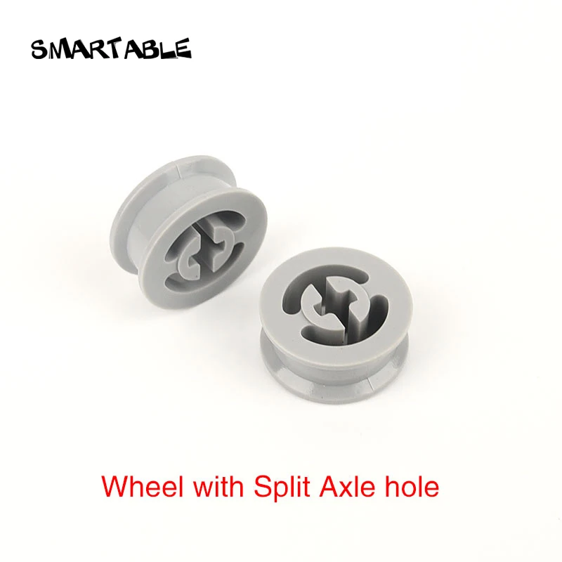 Smartable техническая Ступица колеса 8x17,5 с Axlehole, строительный блок, детали MOC, игрушки для детей, развивающая Совместимость 3482 10 шт./лот