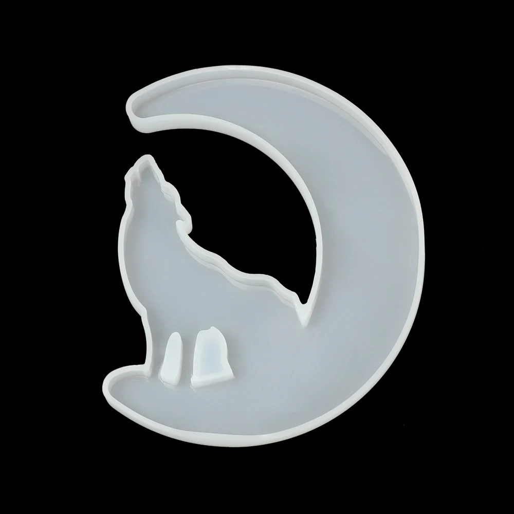 1 шт. силиконовая форма для девочек с Луной хвостами Волками кошками эпоксидной