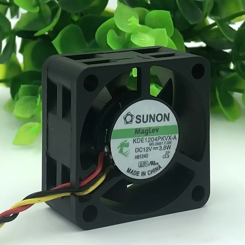 SUNON 4020 40 мм x 40 мм x 20 мм KDE1204PKVX-A кулер maglev Вентилятор охлаждения 12 в 3,8 Вт 3 провода 3Pin разъем для маршрутизатора 4 см