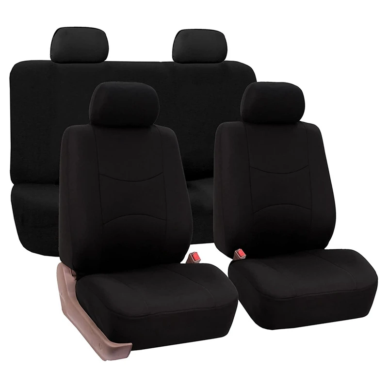 

Комплект чехлов для автомобильных сидений, универсальные дышащие мягкие накидки на передние сиденья, комплект из 9 предметов