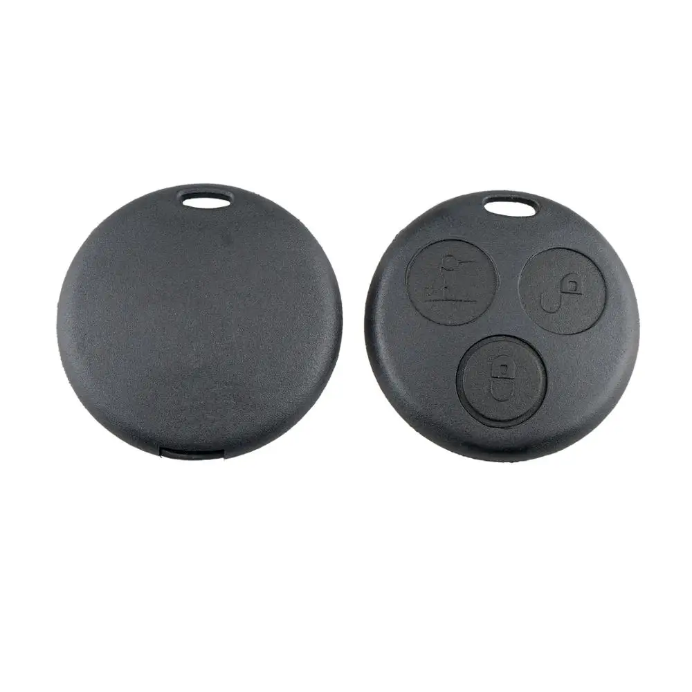 

BHKEY for Mercedes Benz Key Shell 3Buttons Smart Car Key Fob Case for Mercedes Benz MB Smart Fortwo 450 Forfour Roadste