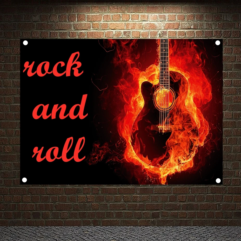 Известные постеры группы рок арт флип карта холст картина баннеры и флаги