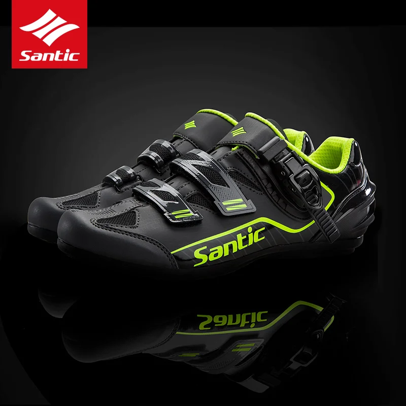 

Santic Cycling Shoes Breathable MTB Road Bike Shoes No-Lock Anti-slip Riding Bicycle Shoes Professional Athletic Racing Sneakers