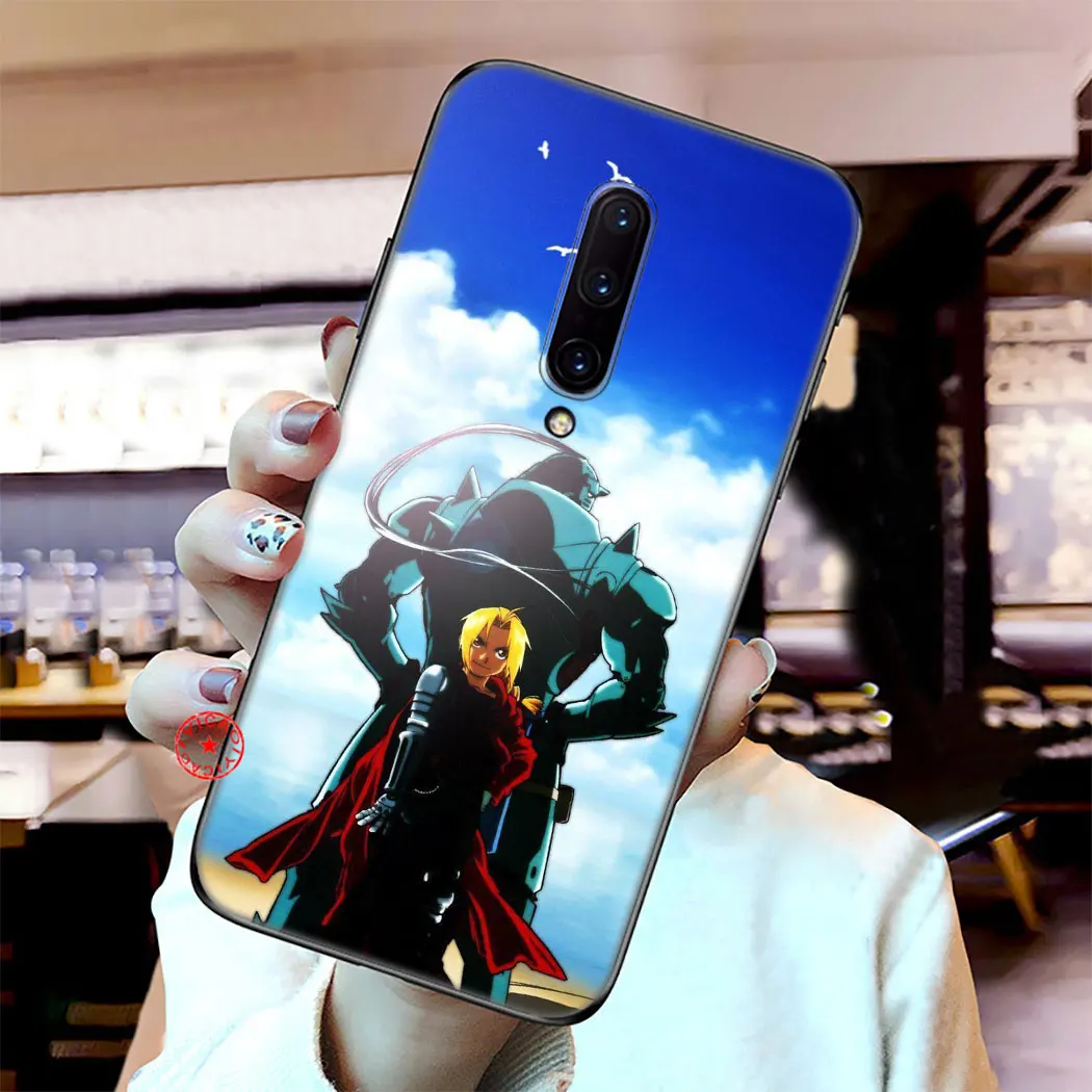Аниме Стальной алхимик Мягкий силиконовый чехол для oneplus 5 5t 6 6t 7 Pro Чехол |