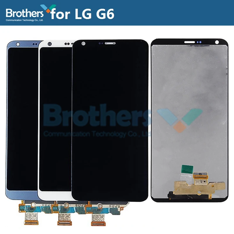 lcd screen for lg g6 lcd display touch screen digitizer h870 h872 h873 vs998 ls993 us997 lgm g600k lcd assembly phone parts test free global shipping