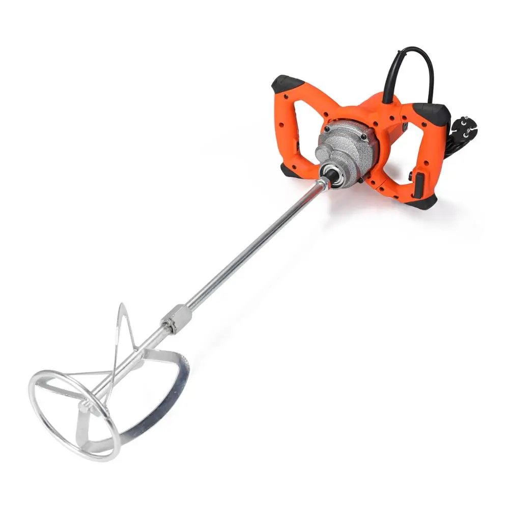 

2300W Industrial Grade Mixer 6 Gear Electric Speed Control KKMOON Handheld Paint Cement Plaster Mortar Coating Powder Mixer