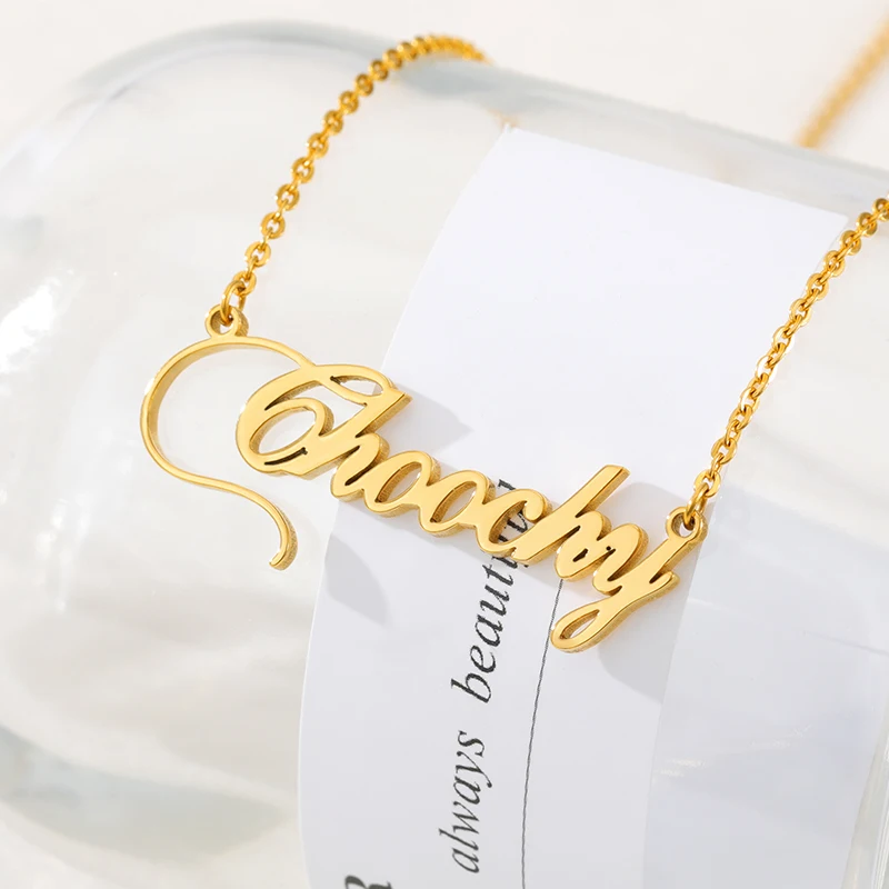 Rose Gold Color Personalized Customized Cursive Name Crown Ankles Leg Chain Bracelet Foot Jewelry Women Men Summer Party